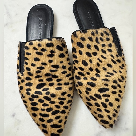 Jenni Kayne Pony Hair Flat Mules - Picture 2 of 8